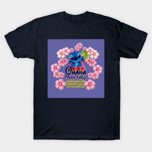 Ohana means family | Stitch | Very Peri T-Shirt